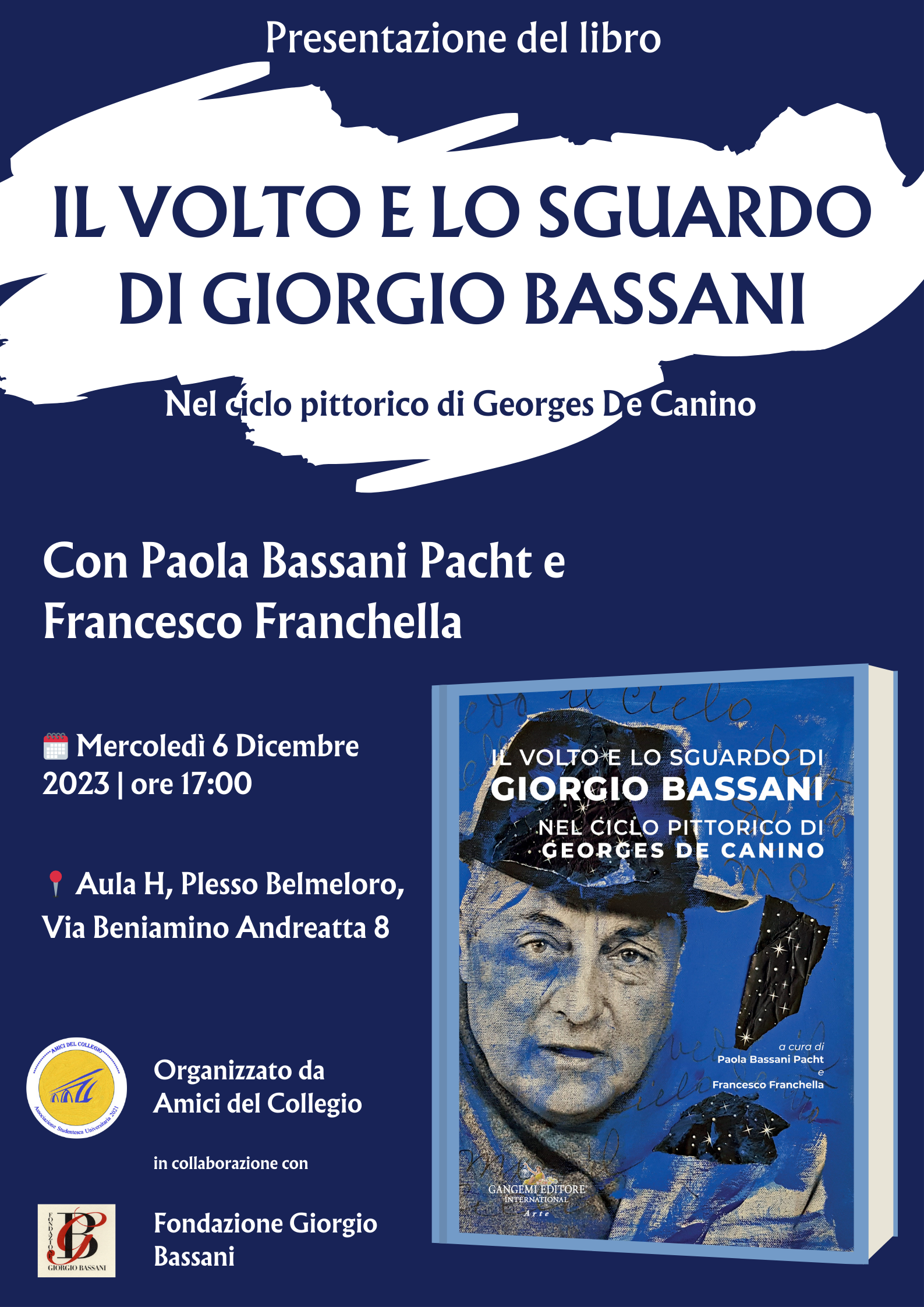 Evento - Il volto e lo sguardo di Giorgio Bassani